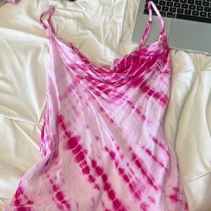 Lovers and friends tie dye cowl neck top